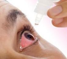 Ögondroppar från konjunktivit